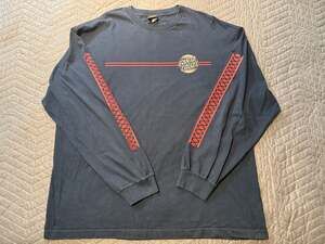 Vintage Y2K Santa Cruz Skateboard Long Sleeve T Shirt 90s , Size 2XL